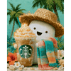 Vakantie spook - Diamond Painting