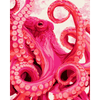 De roze kraken - Diamond Painting
