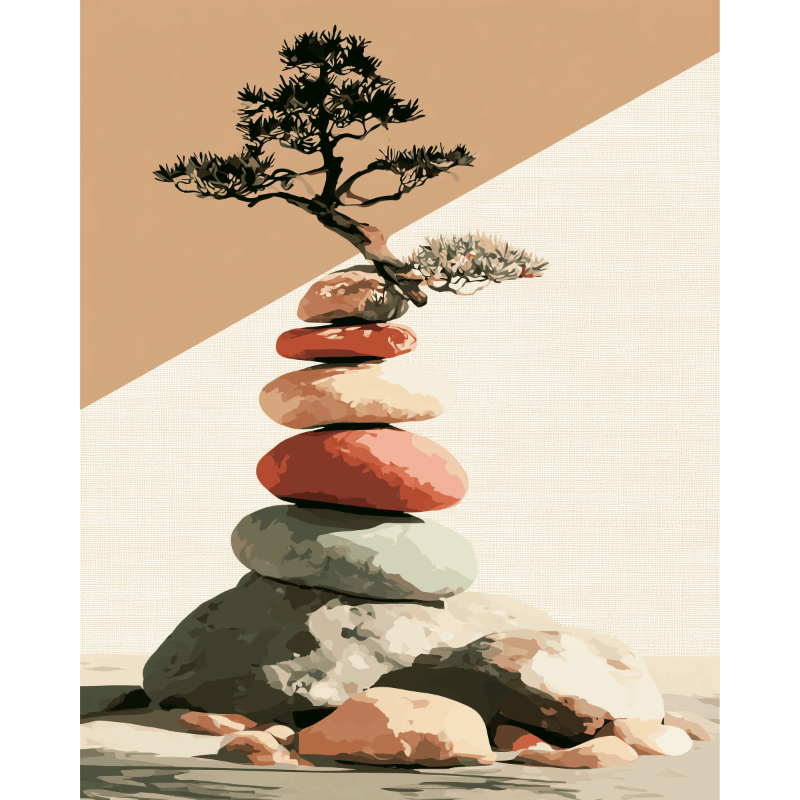 Zen tuin - Diamond Painting