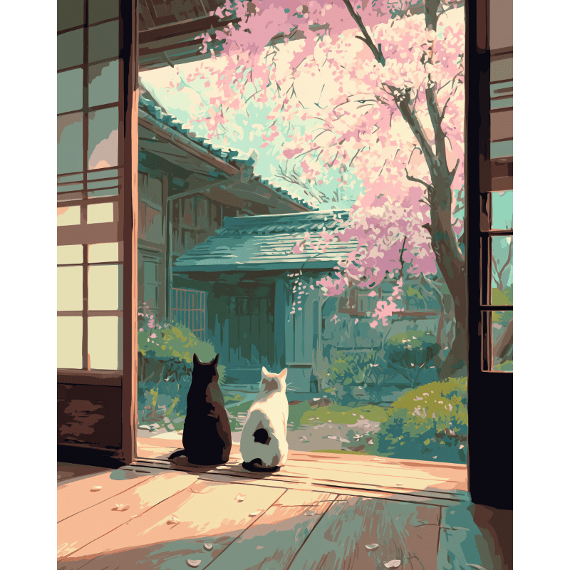 Japanse stilte - Diamond Painting