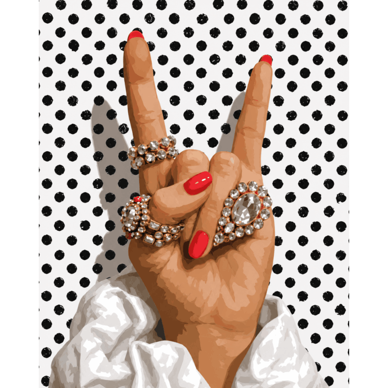 Mode rock & roll - Diamond Painting
