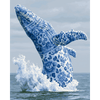Delfts blauwe walvis - Diamond Painting
