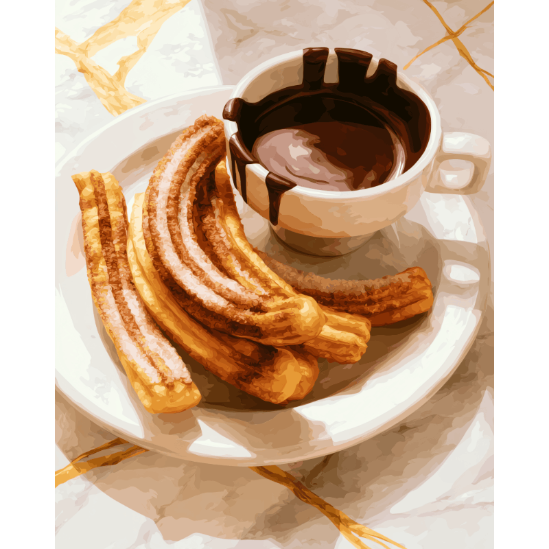 Churros - Diamond Painting
