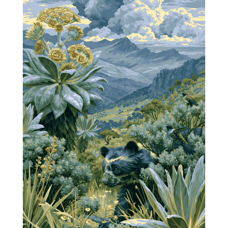Beer van de Andes - Diamond Painting