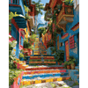 Colombiaans steegje - Diamond Painting