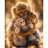 Familie knuffel - Diamond Painting