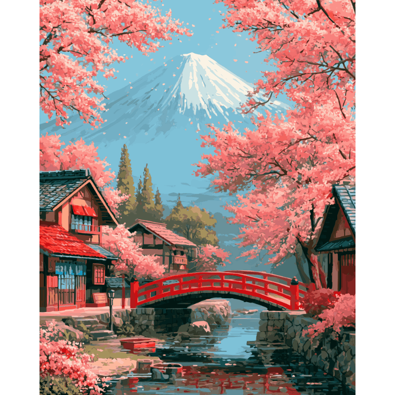 Mount Fuji - Diamond Painting