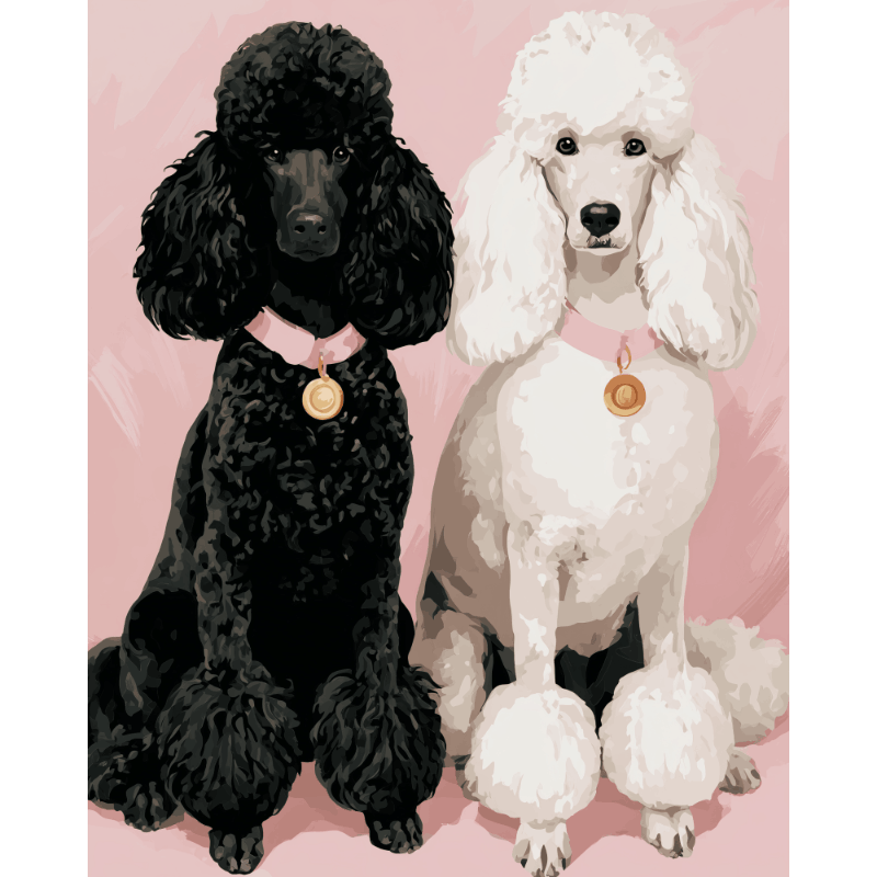 Poedel prestige - Diamond Painting