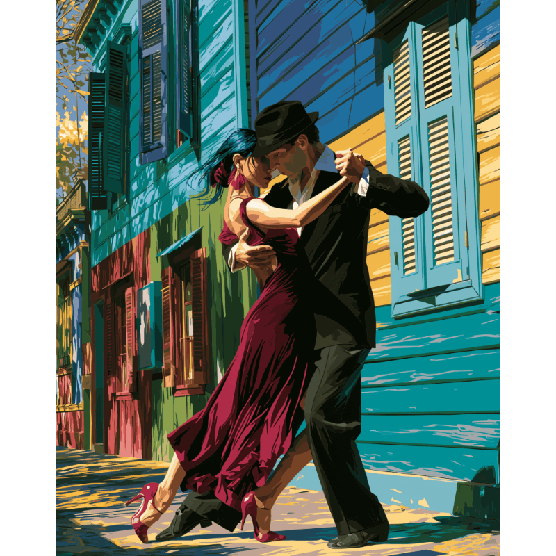 Tango in Buenos Aires - Diamond Painting