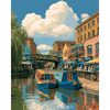 Camden Lock kanaal - Diamond Painting