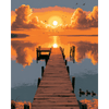 Zonsondergang sereniteit - Diamond Painting