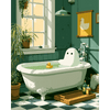Ontspannend spook - Diamond Painting
