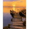 Meer zonsondergang - Diamond Painting
