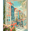 Pedalen & bloemblaadjes - Diamond Painting