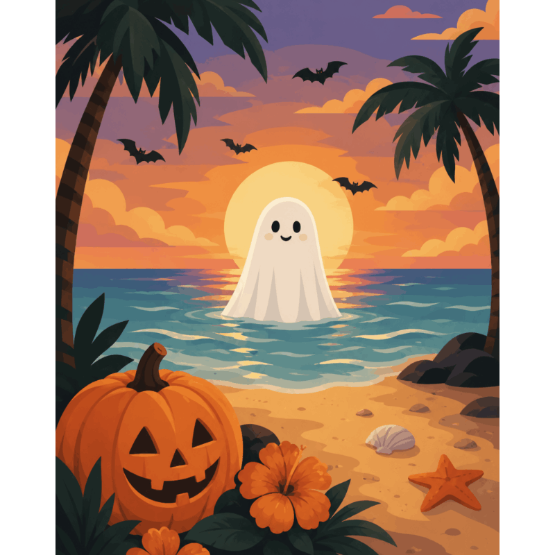 Spook in de zomer - Diamond Painting