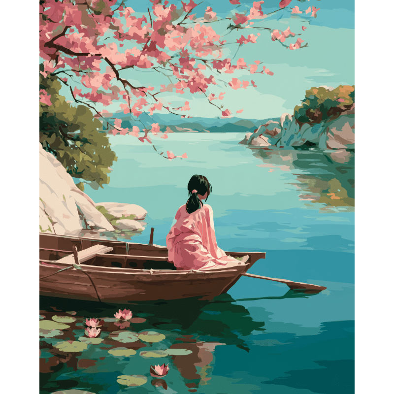 Een stille plek - Diamond Painting