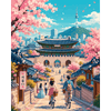 Seoul in bloei - Diamond Painting