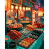 Koreaans streetfood - Diamond Painting