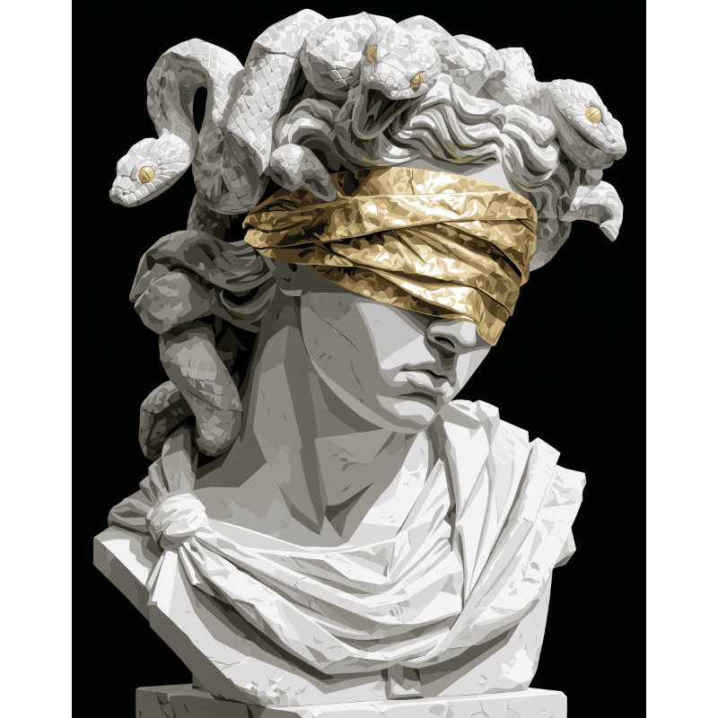 Slangenkoning - Diamond Painting