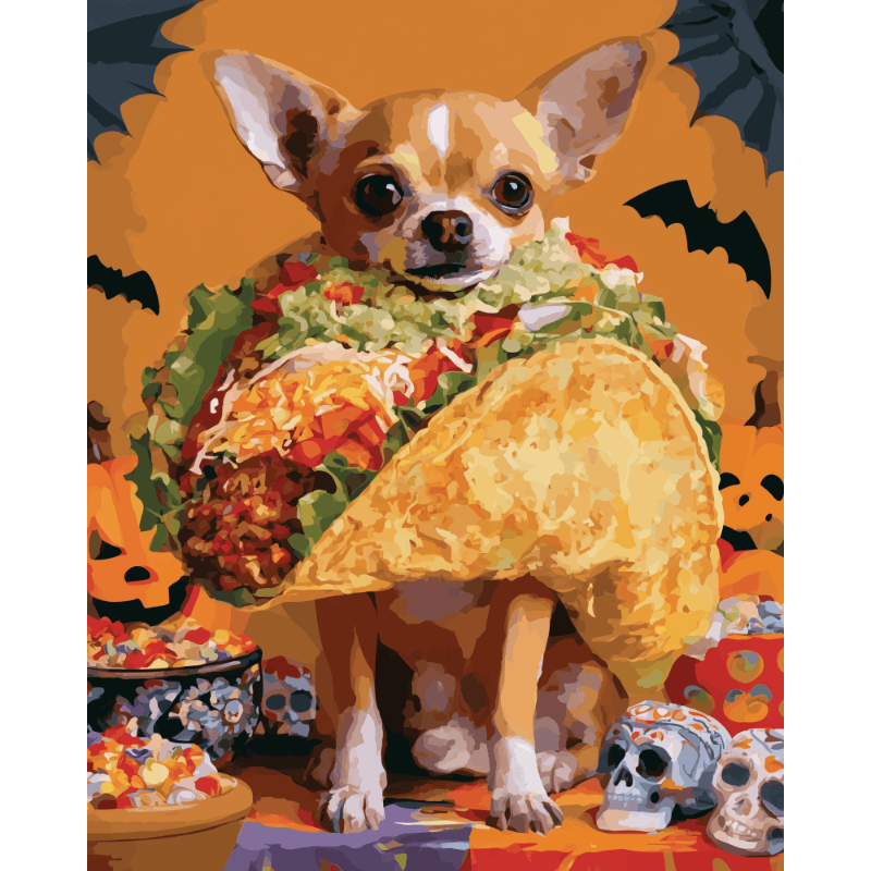 Halloween taco - Diamond Painting
