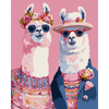 Lama-koppel - Diamond Painting