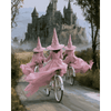 Roze magische rit - Diamond Painting