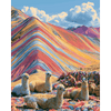 Rainbow Mountain - Peru - Diamond Painting