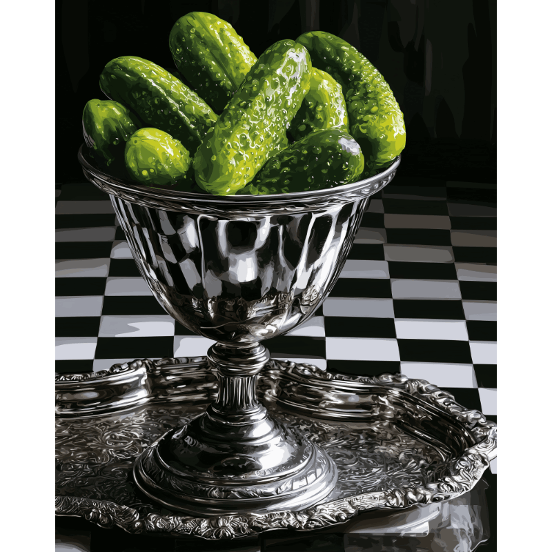 Koninklijke augurken - Diamond Painting