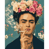 Rokende Frida - Diamond Painting
