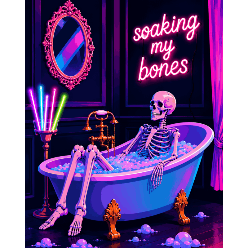 Botten weken neon - Diamond Painting