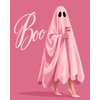 Roze boo - Diamond Painting