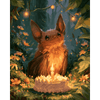 Verjaardag vleermuis - Diamond Painting