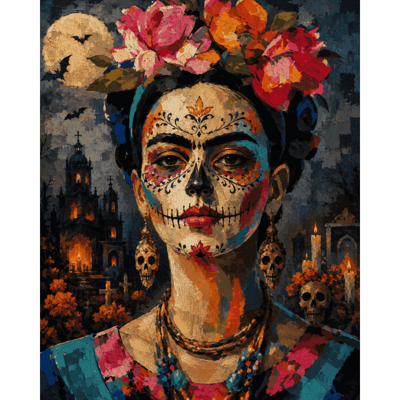 Día de Muertos Frida - Diamond Painting