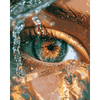 Smaragden blik - Diamond Painting