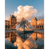 Louvre gloed - Diamond Painting