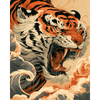 Krachtige tijger - Diamond Painting