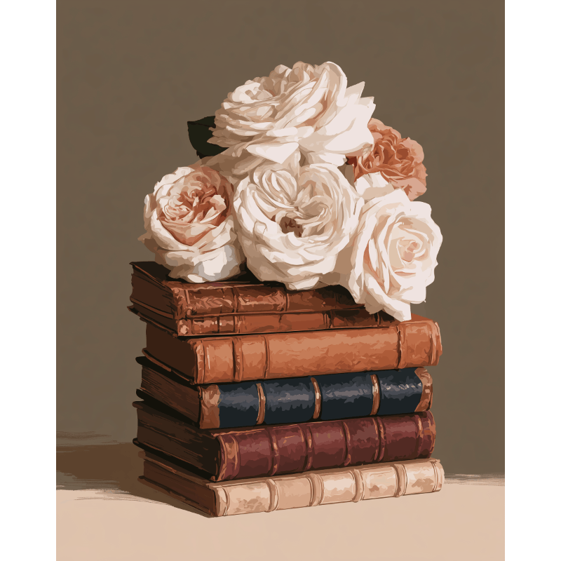 Roman rozen - Diamond Painting