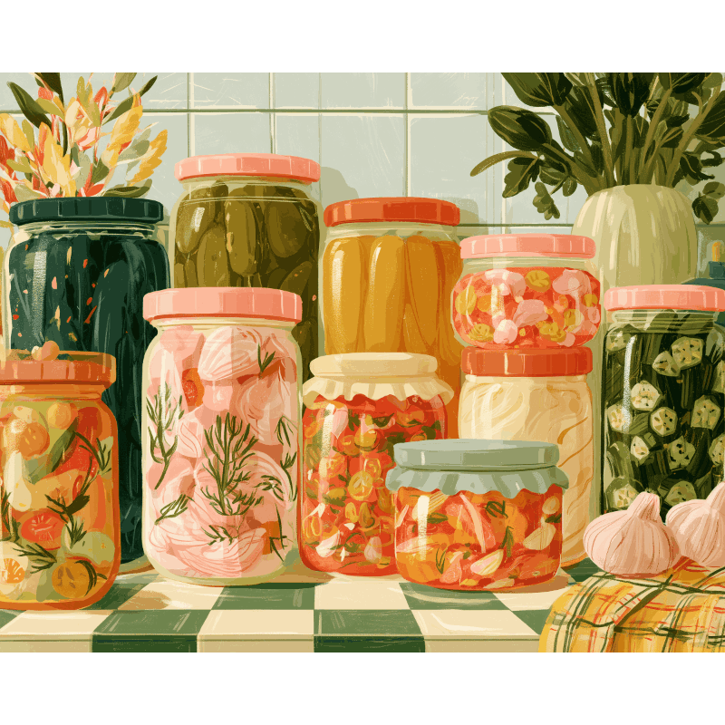 Potten vol zomer - Diamond Painting