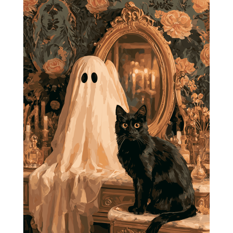 Spookachtige ijdelheid - Diamond Painting