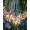 Bloeiend Excalibur - Diamond Painting