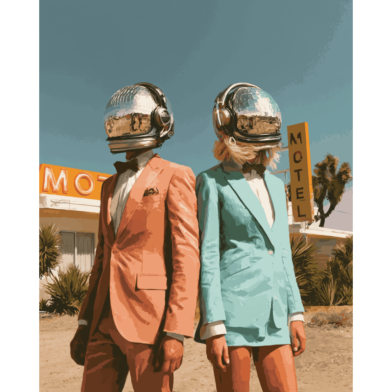 Het laatste motel op aarde - Diamond Painting