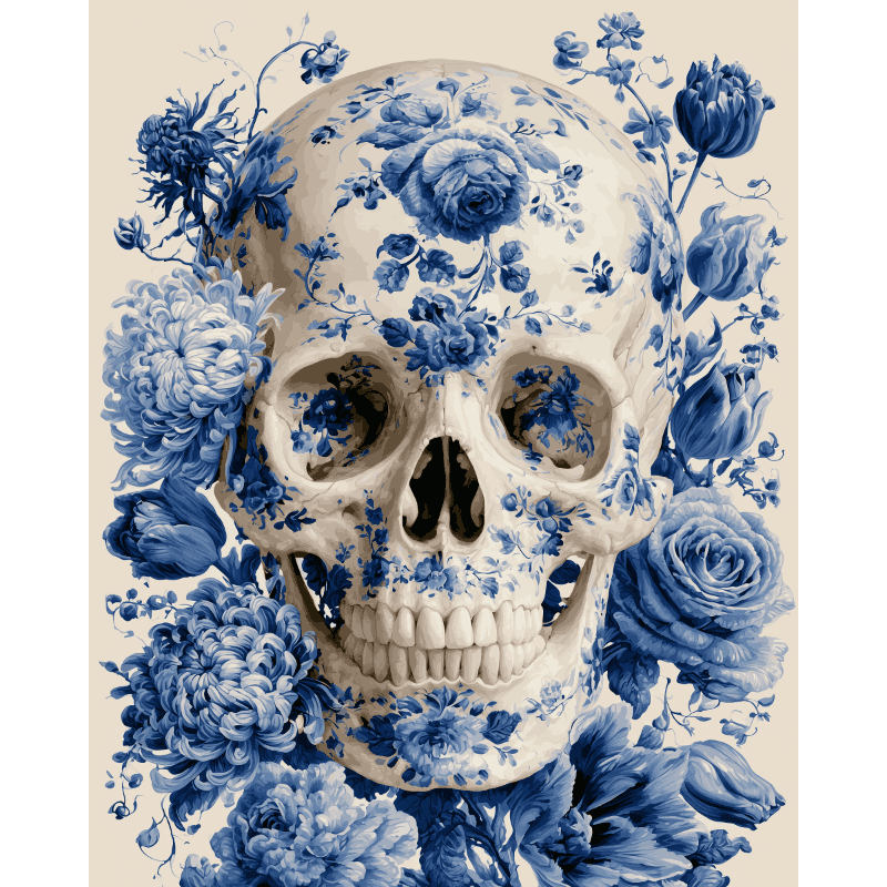 Porselein van het hiernamaals - Diamond Painting