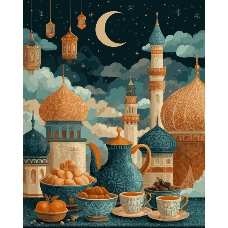 Iftar-tijd - Diamond Painting
