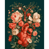 Het bloemenhart - Diamond Painting