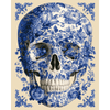 Delfts blauw schedel - Diamond Painting
