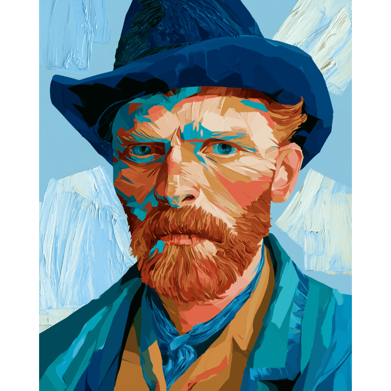 Expressieve Van Gogh - Diamond Painting