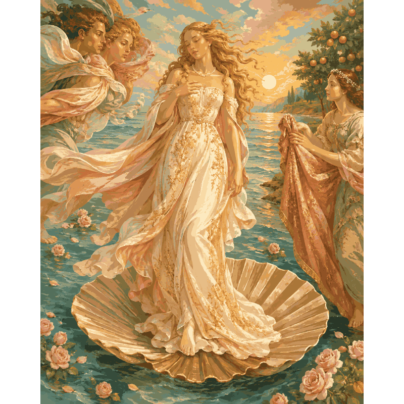 Geboorte van Venus - Diamond Painting