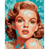 Expressieve Judy Garland - Diamond Painting