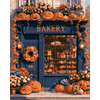 De Halloween bakkerij - Diamond Painting