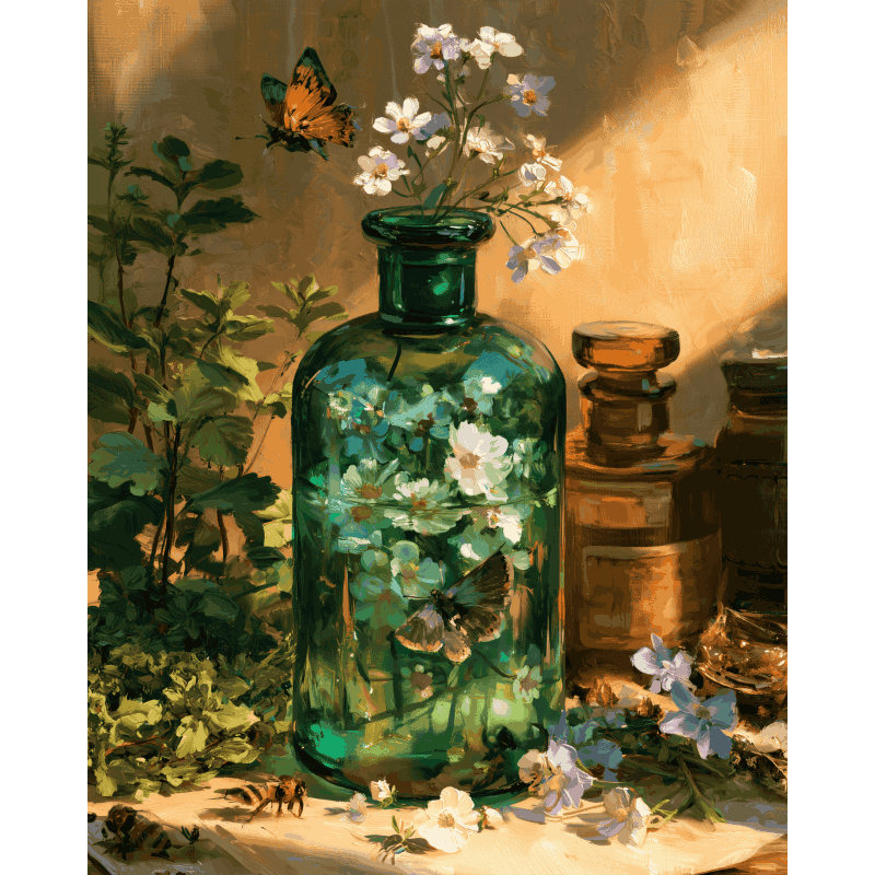 Natuurlijke apotheek - Diamond Painting